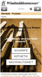 Mobile Screenshot of messer-mit-tradition.de