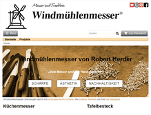 Tablet Screenshot of messer-mit-tradition.de